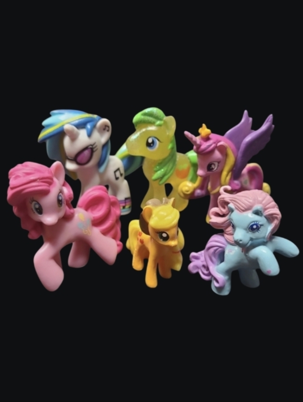 6pcs My Little Pony Various Mini Figures